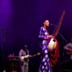 Sona Jobarteh performing with her band