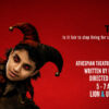 Jack in the Box Camden Fringe poster showing a jester figure against a red background