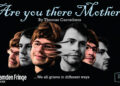 Are You There Mother? poster showing overlapping portraits of Thomas Carruthers, including Martha in a red wig and glasses