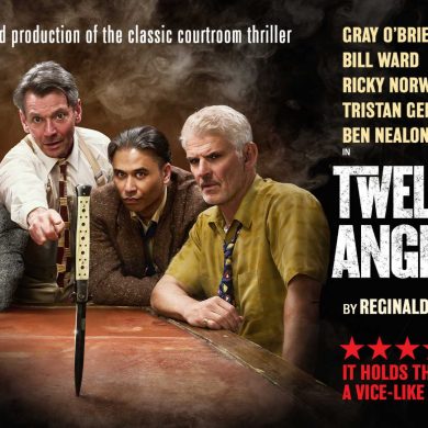 Twelve Angry Men at Theatre Royal Windsor – Gray O’Brien, Bill Ward, Ricky Norwood, Tristan Gemmill and Ben Nealon